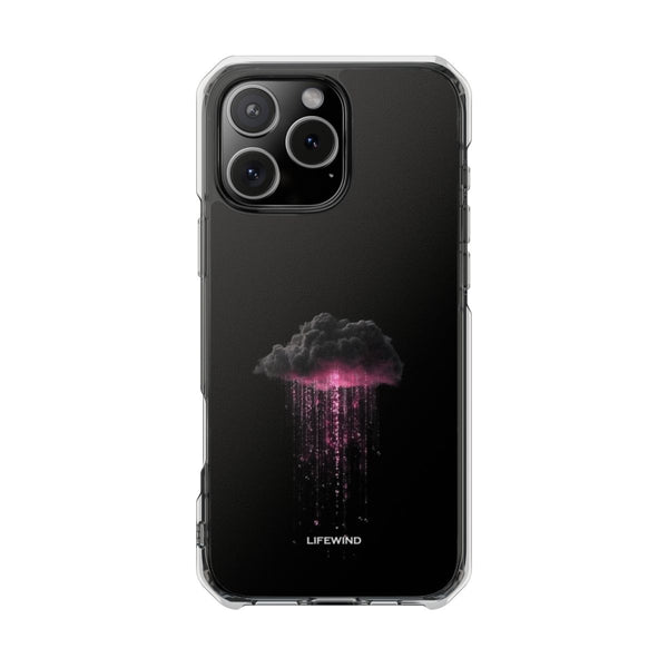 Black Cloud Purple Raindrops