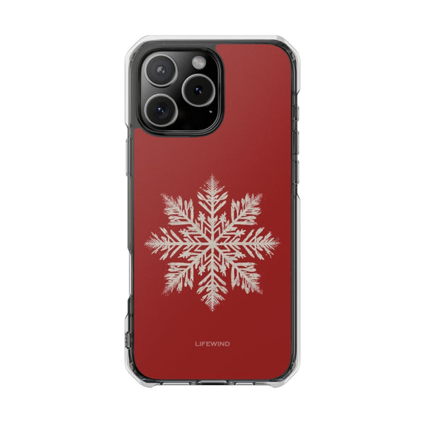 Christmas Red Snowflake Crystal