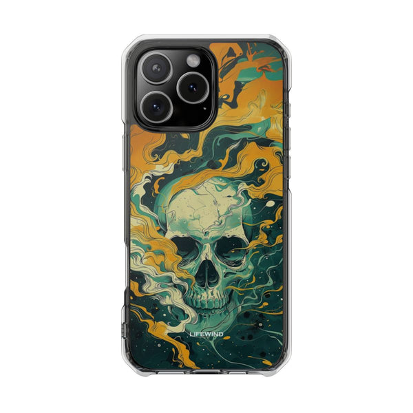 Skull in the Yellow Smoke