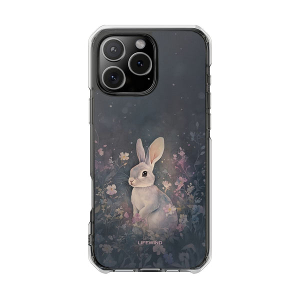 White Rabbit in the Moonlight Garden