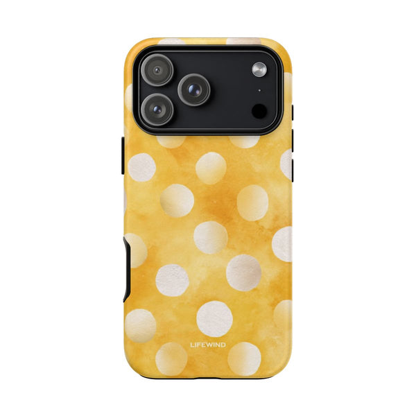 Yellow Golden Polka Dot