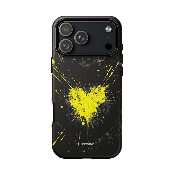 Explosion of a Yellow Heart