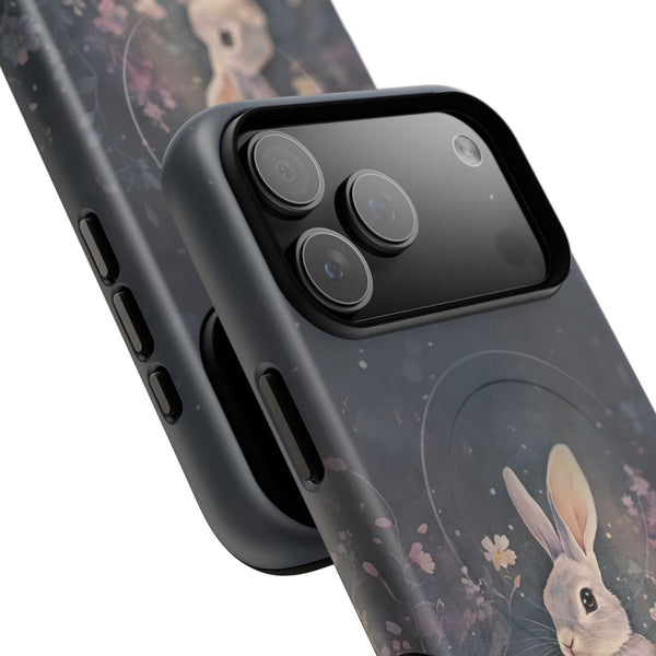 White Rabbit in the Moonlight Garden