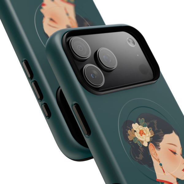 The Girl with White Flowers