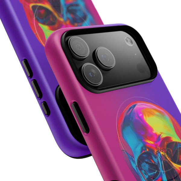 Psychedelic Rainbow Skull