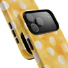 Yellow Golden Polka Dot