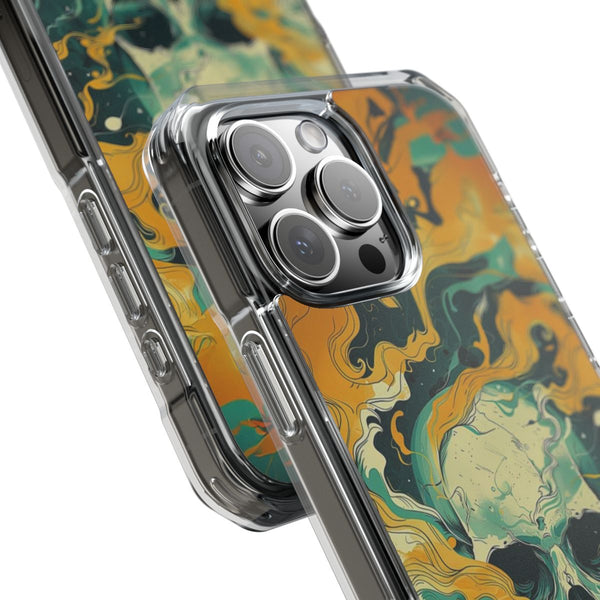 Skull in the Yellow Smoke