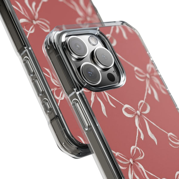 Rose Gold White Ribbon