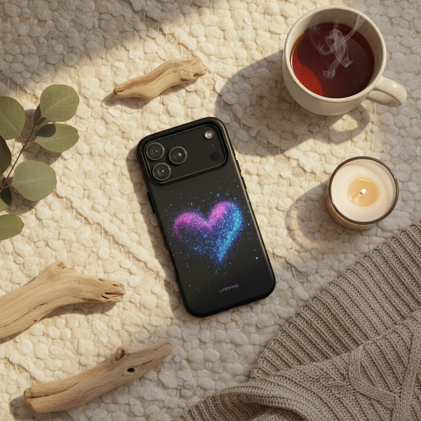 Purple Particle Heart