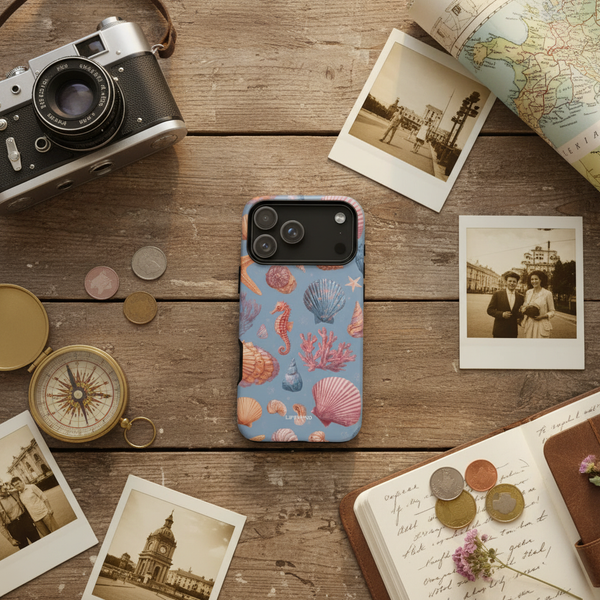 Seashells And Seahorse Of The Sea