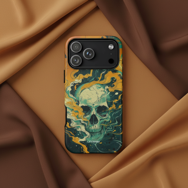 Skull in the Yellow Smoke