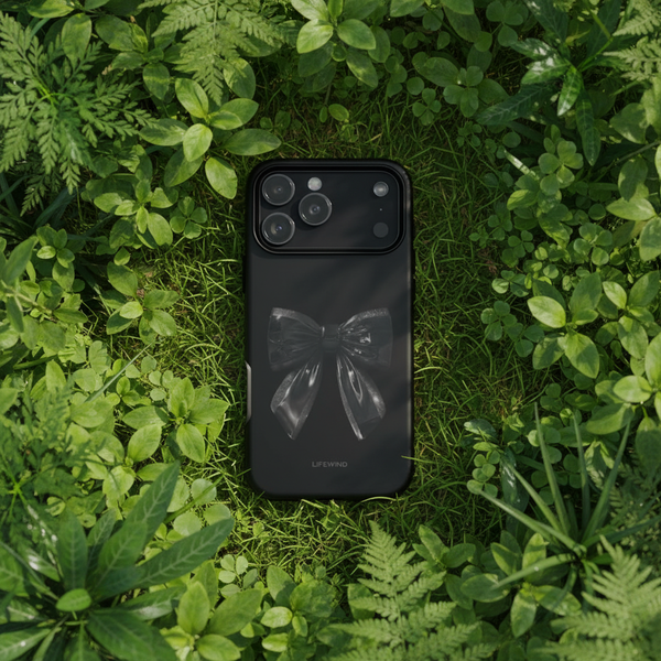 Black Glossy Simple Ribbon