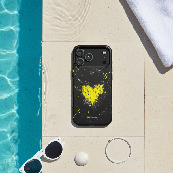 Explosion of a Yellow Heart