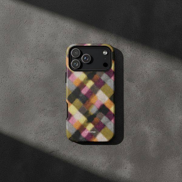 Bright Wool Check Pattern