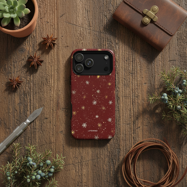 Christmas Sparkling Red Stars