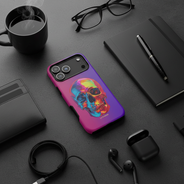 Psychedelic Rainbow Skull