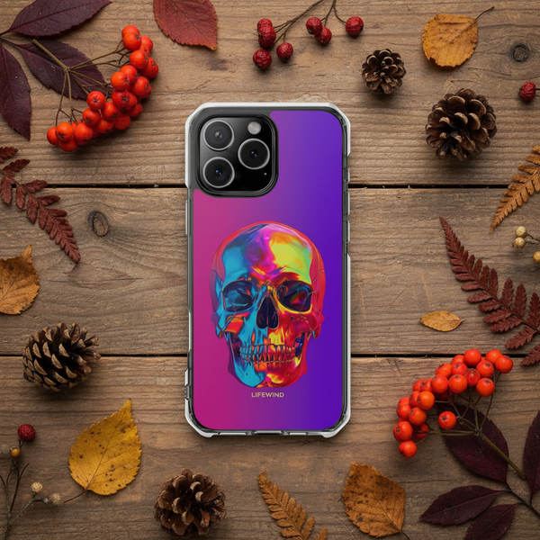 Psychedelic Rainbow Skull
