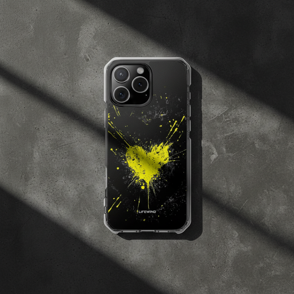 Explosion of a Yellow Heart