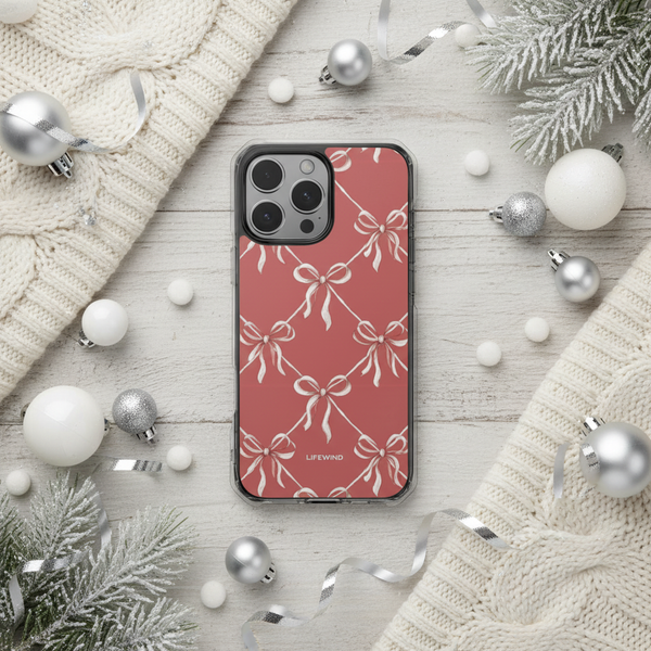 Rose Gold White Ribbon