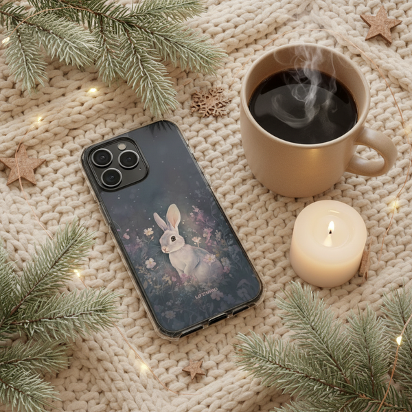 White Rabbit in the Moonlight Garden