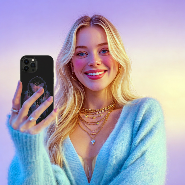 Mysterious Purple Feather Dreamcatcher