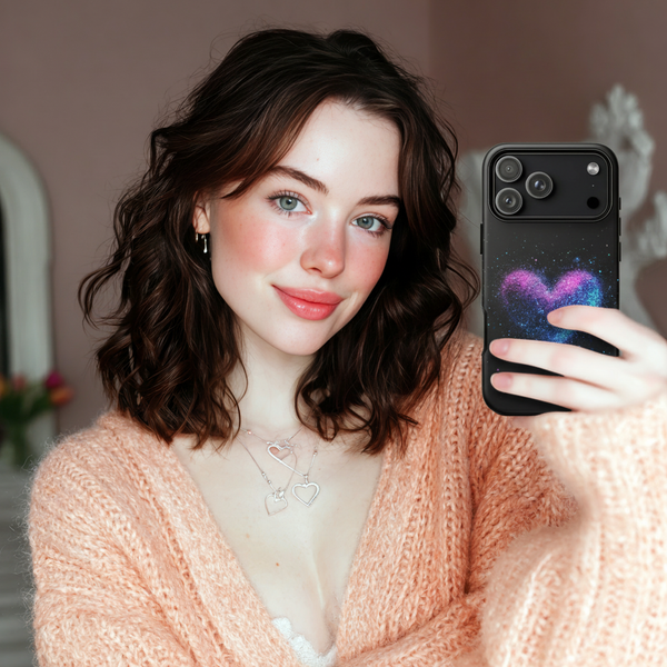 Purple Particle Heart