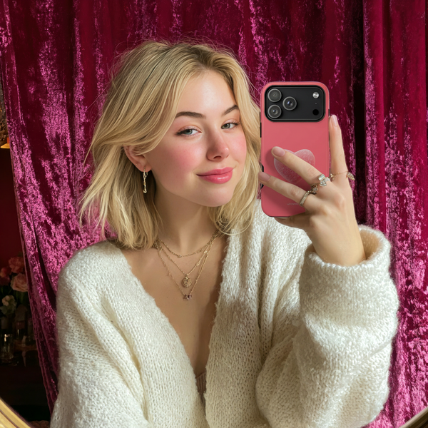 Pink Sugar Powder Heart