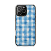 Cool Blue Gingham Check
