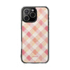 Soft Pink Argyle Check