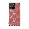 Rose Gold White Ribbon