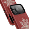 Christmas Red Snowflake Crystal