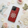 Christmas Red Snowflake Crystal