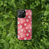 Pink Background Puppy Pawprints