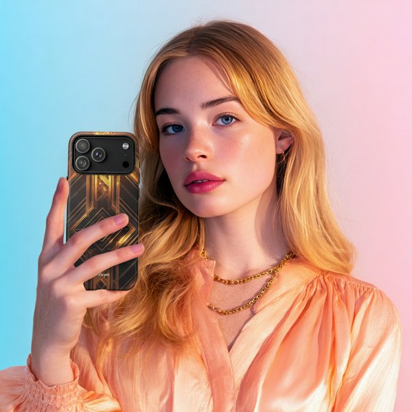 Golden Art Deco Pattern